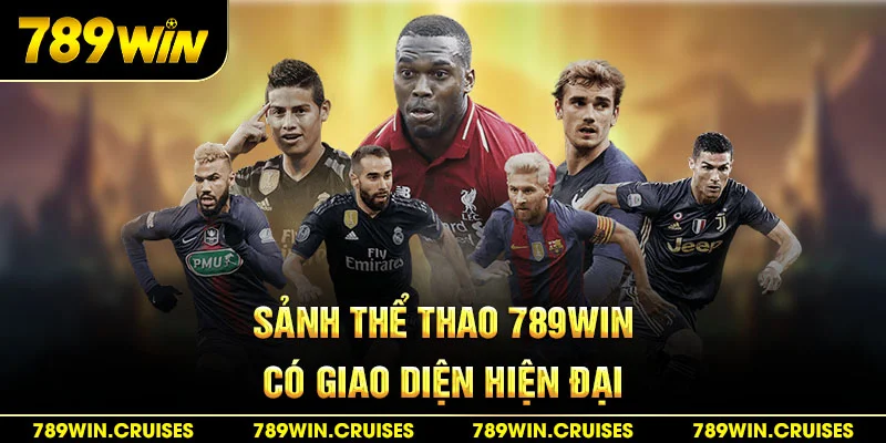 Sảnh thể thao tại 789Win có giao diện hiện đại